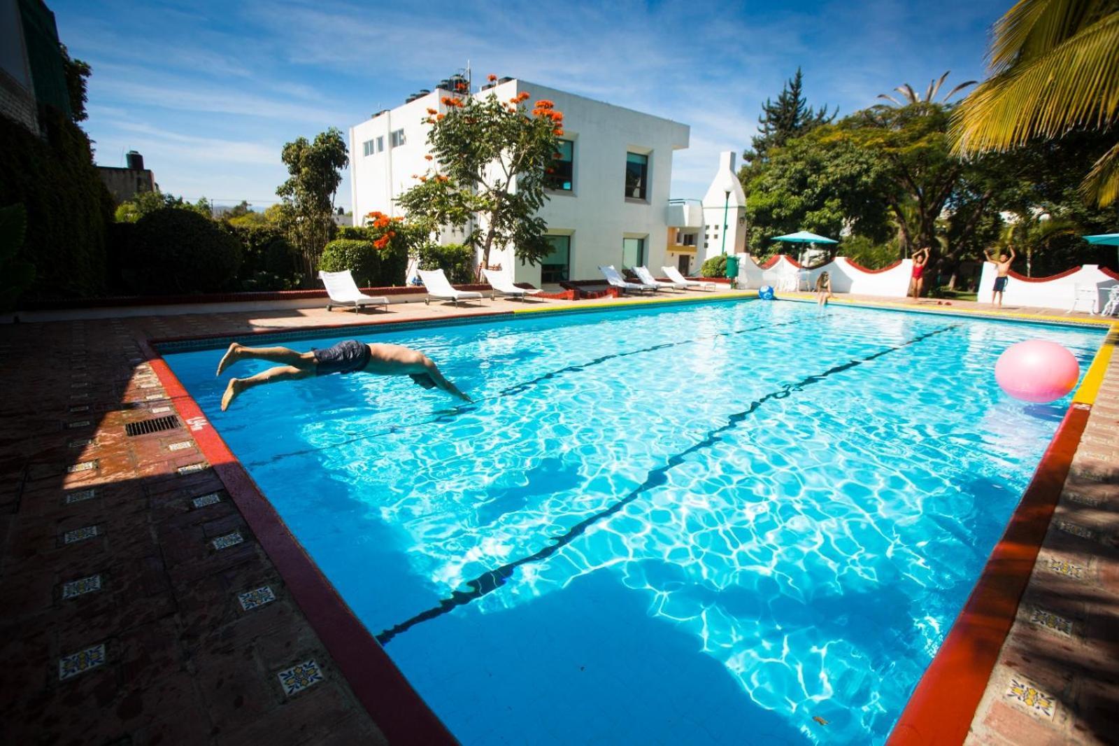 Hotel Los Olivos Spa Oaxaca Exteriör bild